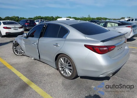 2018 Infiniti Q50 3.0T Luxe from USA, damaged, VIN JN1EV7AP1JM591822
